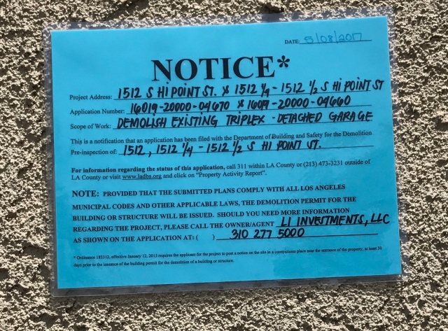 2017-5-15 Cropped Demolition Notice