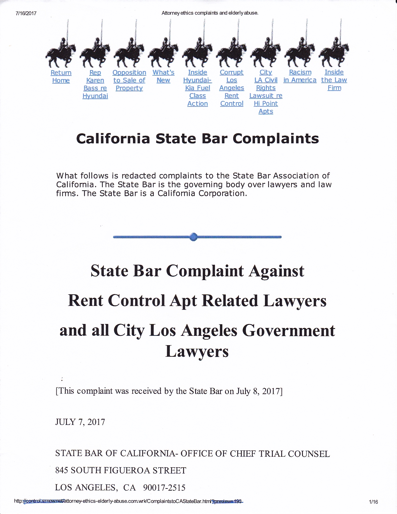 Complaint Page State Bar AEEA